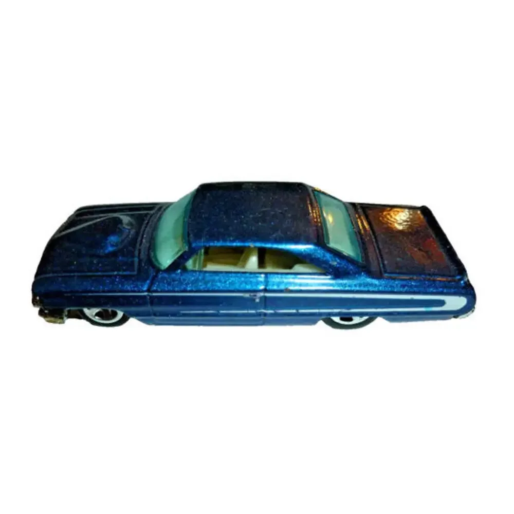 Hot Wheel CUSTOM FORD '64‎ GALAXIE  Blue Diecast